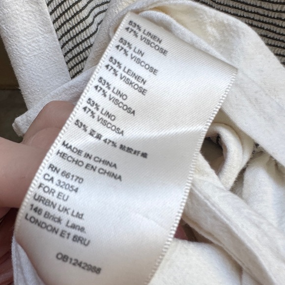 Free People Sienna Smocked Linen Jumpsuit, Large - Picture 7 of 16